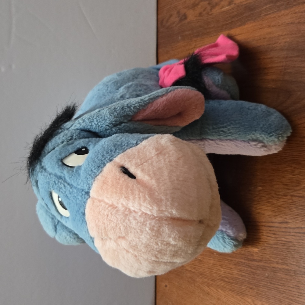 Vintagr 1994 Mattel Disney Eeyore Squeaky Plush Detachable Tail